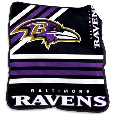 Baltimore Ravens 50 Baltimore Ravens 50" x 60" Plush Raschel Throw Blanket