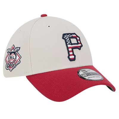 Pittsburgh Pirates Men's New Era 39Thirty 4th of July Flex Fit Hat Pittsburgh Pirates Men's New Era 39Thirty 4th of July Flex Fit Hat