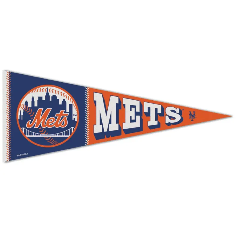 New York Mets 12 New York Mets 12" x 30" Premium Pennant