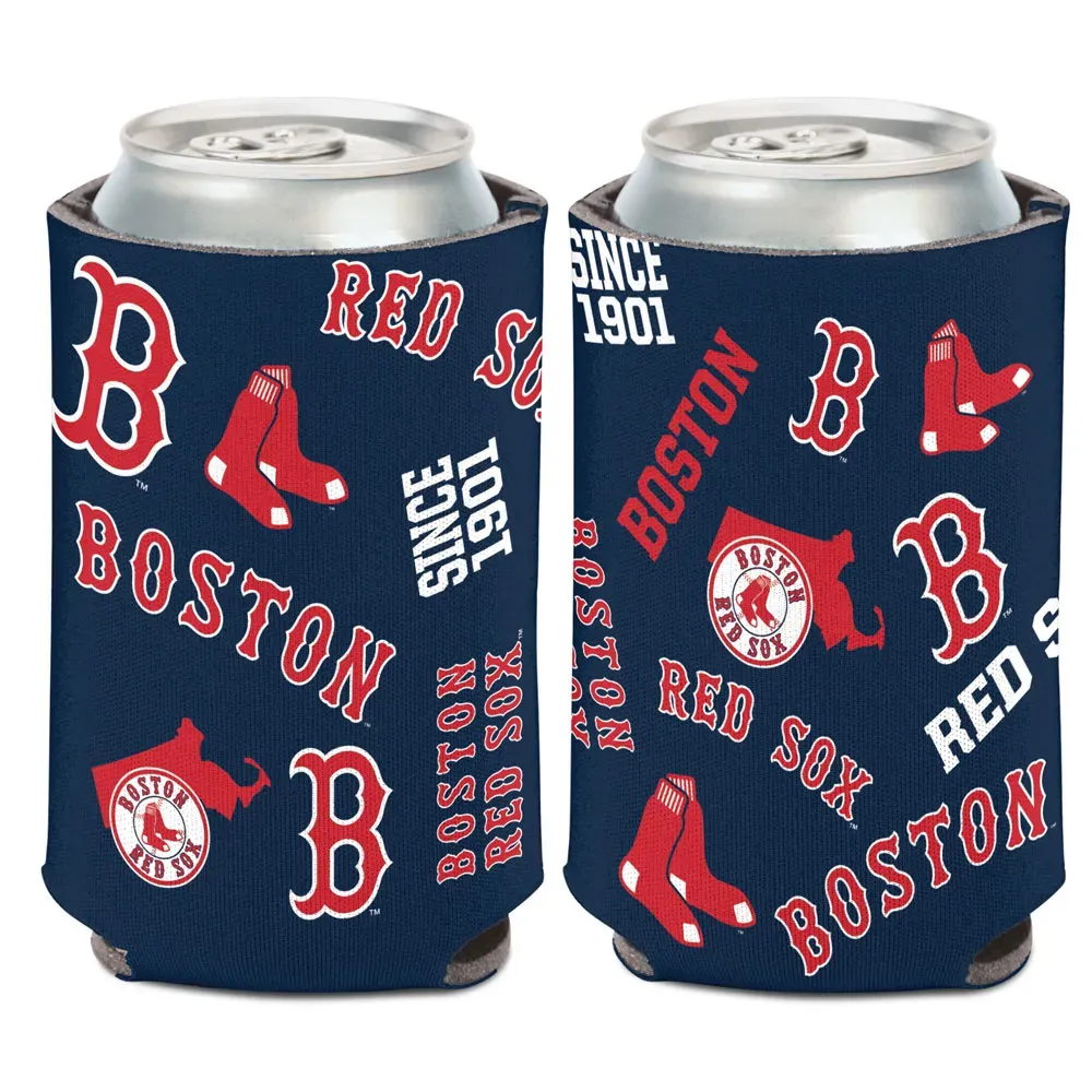 Boston Red Sox 12 Ounce Can Cooler Koozie Boston Red Sox 12 Ounce Can Cooler Koozie