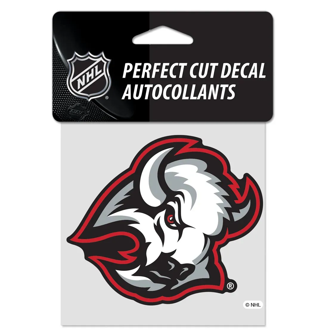 Buffalo Sabres 4 Buffalo Sabres 4" x 4" Perfect Cut Color Decal