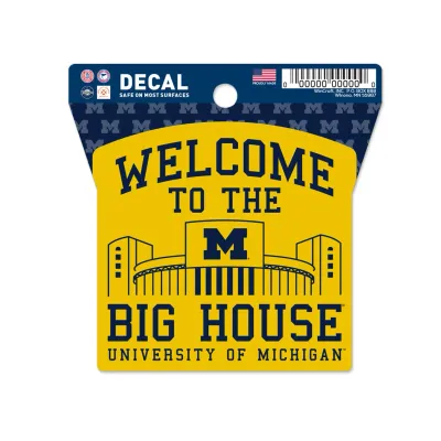 Michigan Wolverines Big House 3 Michigan Wolverines Big House 3" x 3" Decal