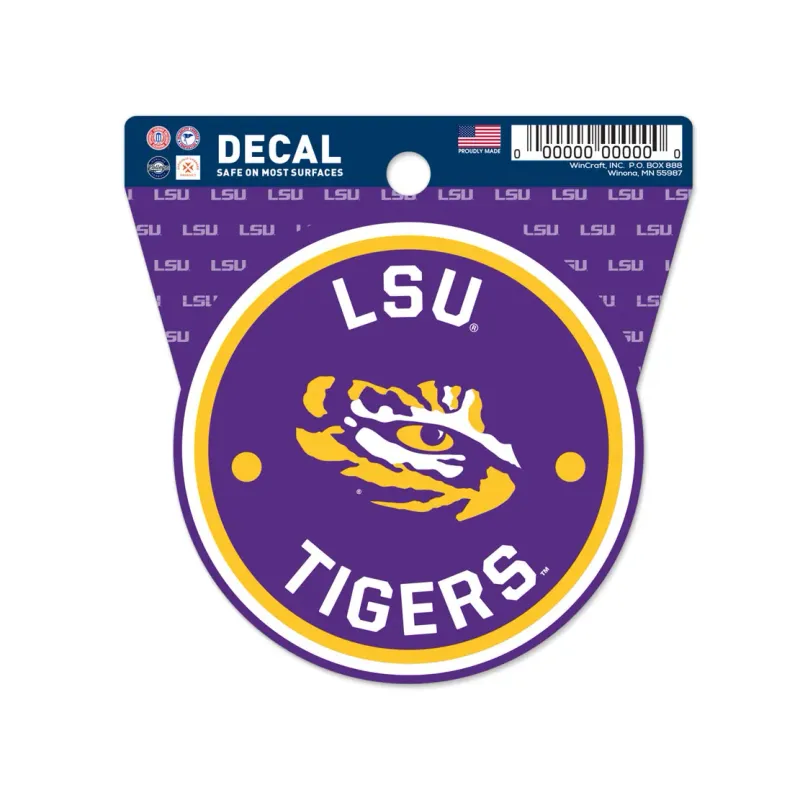 LSU Tigers 3 LSU Tigers 3" x 3" Decal