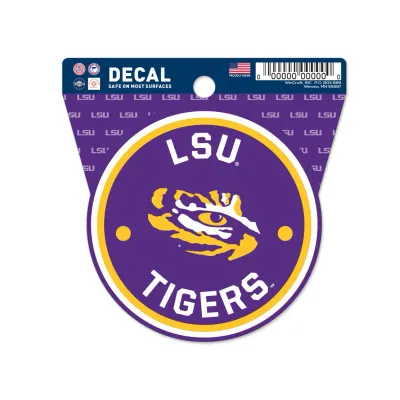 LSU Tigers 3 LSU Tigers 3" x 3" Decal