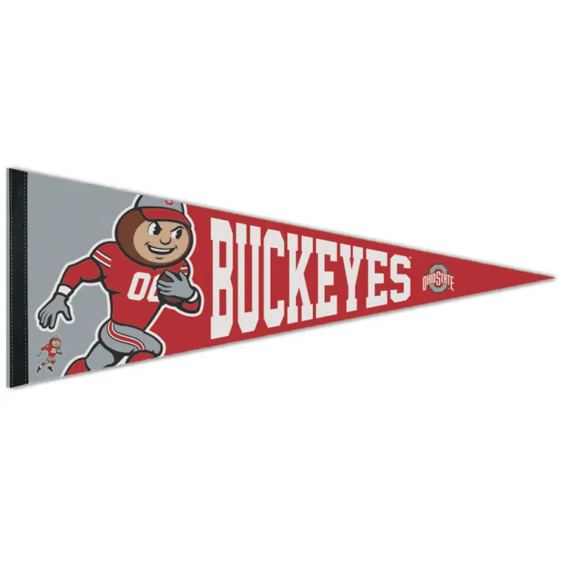 Ohio State Buckeyes Brutus 12 Ohio State Buckeyes Brutus 12" x 30" Premium Pennant