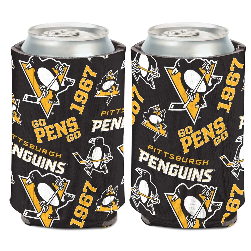 Pittsburgh Penguins 12 Ounce Can Cooler Koozie Pittsburgh Penguins 12 Ounce Can Cooler Koozie