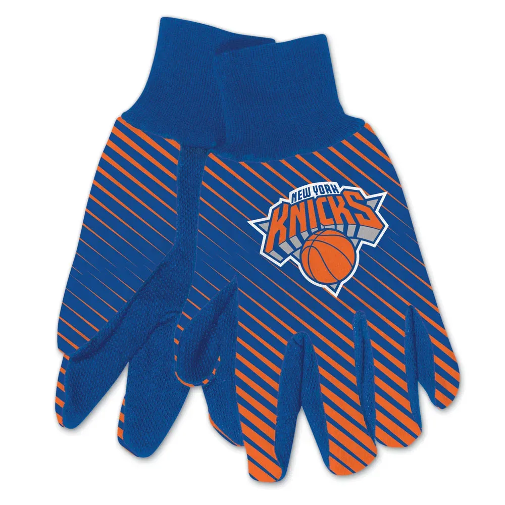 New York Knicks Striped Utility Gloves New York Knicks Striped Utility Gloves