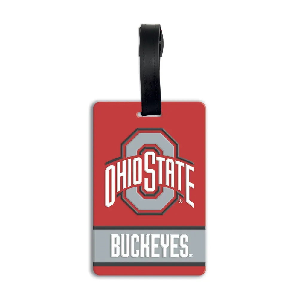 Ohio State Buckeyes Rubber Luggage Tag Ohio State Buckeyes Rubber Luggage Tag