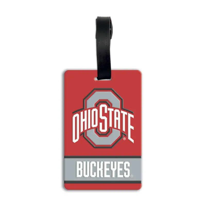 Ohio State Buckeyes Rubber Luggage Tag Ohio State Buckeyes Rubber Luggage Tag