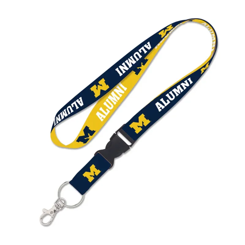 Michigan Wolverines Alumni 1" Lanyard