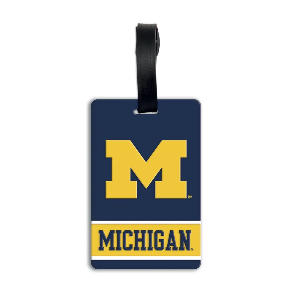 Michigan Wolverines Rubber Luggage Tag Michigan Wolverines Rubber Luggage Tag