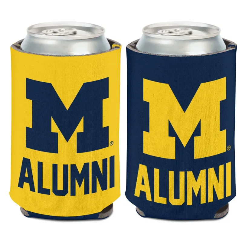Michigan Wolverines Alumni 12 Ounce Can Cooler Koozie