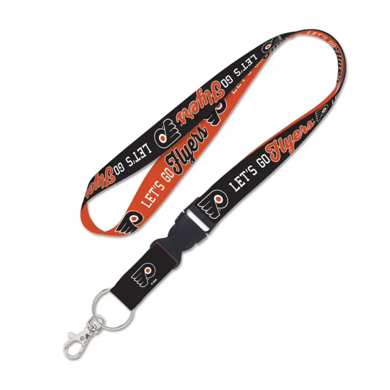 Philadelphia Flyers Let's Go 1" Lanyard