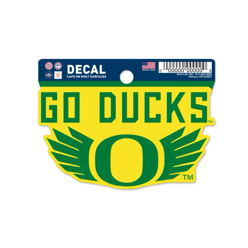 Oregon Ducks 2" x 3" Decal