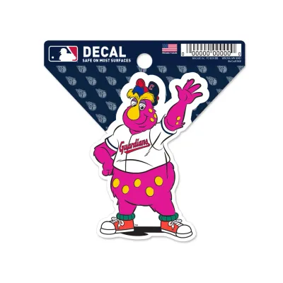 Cleveland Guardians Mascot 3" x 3" Decal