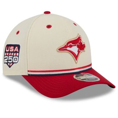 Toronto Blue Jays Men’s Cream New Era USA 250 4th of July 9FORTY Adjustable Hat Toronto Blue Jays Men’s Cream New Era USA 250 4th of July 9FORTY Adjustable Hat
