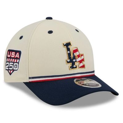 Los Angeles Dodgers Men’s Cream New Era USA 250 4th of July 9FORTY Adjustable Hat Los Angeles Dodgers Men’s Cream New Era USA 250 4th of July 9FORTY Adjustable Hat