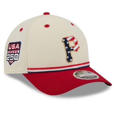 Pittsburgh Pirates Men’s Cream New Era USA 250 4th of July 9FORTY Adjustable Hat Pittsburgh Pirates Men’s Cream New Era USA 250 4th of July 9FORTY Adjustable Hat