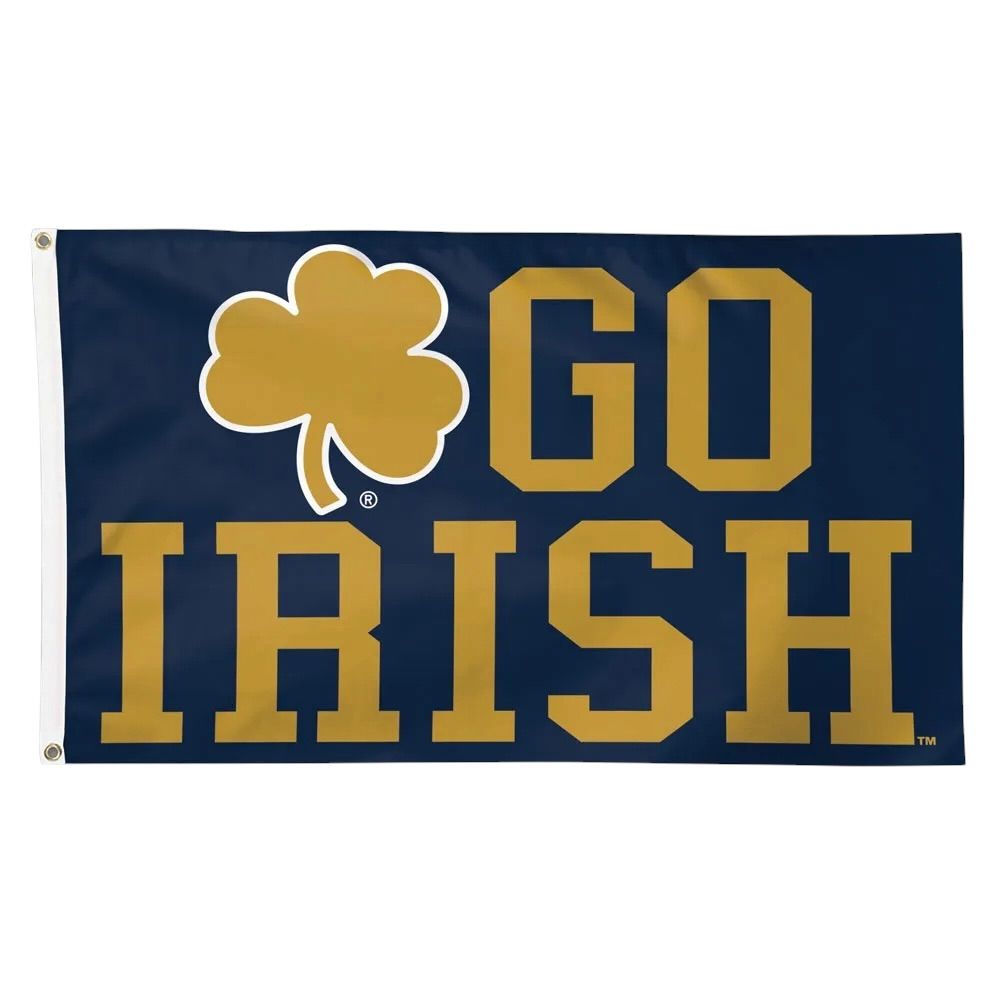 Notre Dame Fighting Irish 3' x 5' Deluxe Flag Notre Dame Fighting Irish 3' x 5' Deluxe Flag