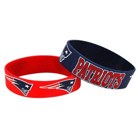 New England Patriots Rubber Bulk Wrist Bands New England Patriots Rubber Bulk Wrist Bands