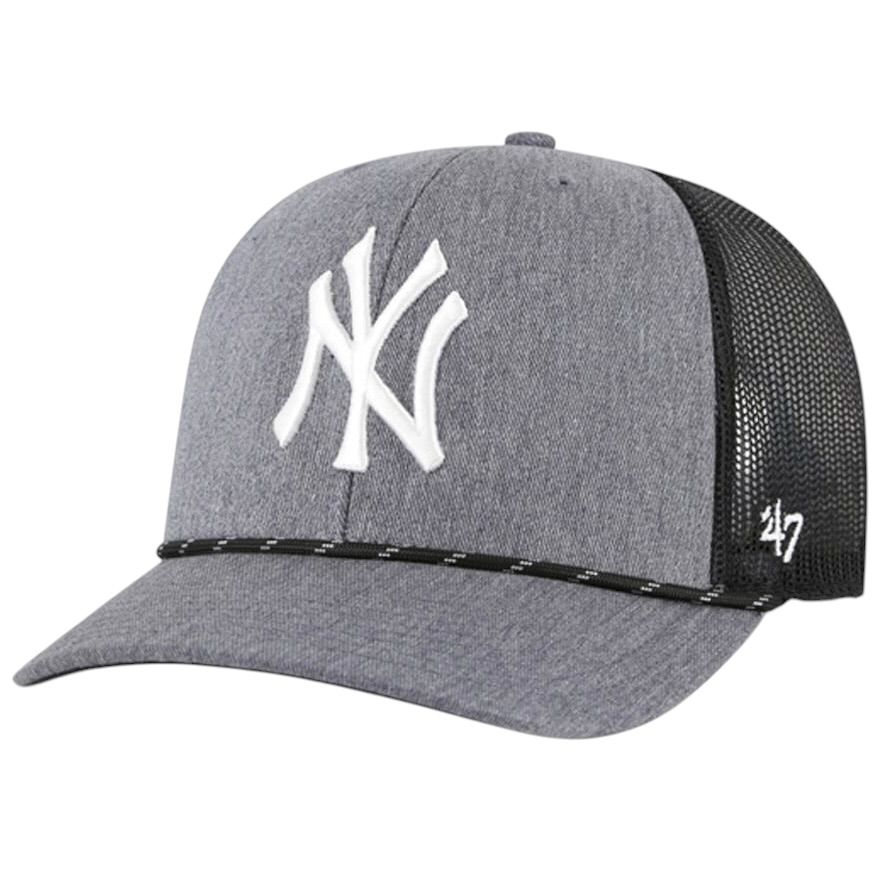 New York Yankees Men's 47 Carbon Trucker Adjustable Hat