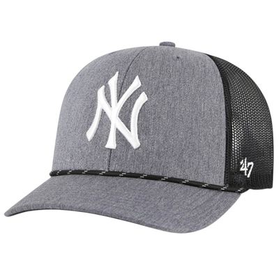 New York Yankees Men's 47 Carbon Trucker Adjustable Hat