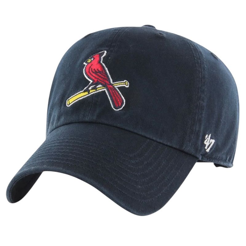 St. Louis Cardinals Men’s Navy 47 Brand Clean Up Adjustable Hat St. Louis Cardinals Men’s Navy 47 Brand Clean Up Adjustable Hat