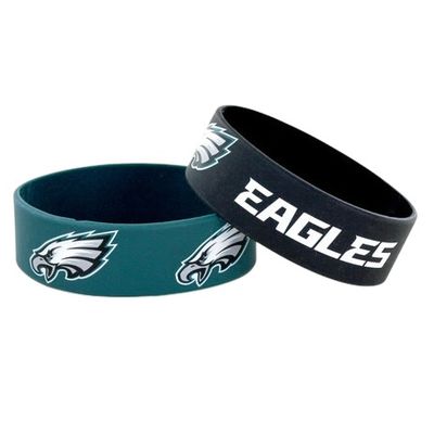 Philadelphia Eagles Rubber Bulk Wrist Bands Philadelphia Eagles Rubber Bulk Wrist Bands