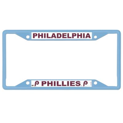 Philadelphia Phillies Chrome Metal License Plate Frame