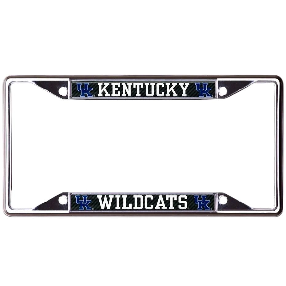 Kentucky Wildcats Chrome Metal License Plate Frame
