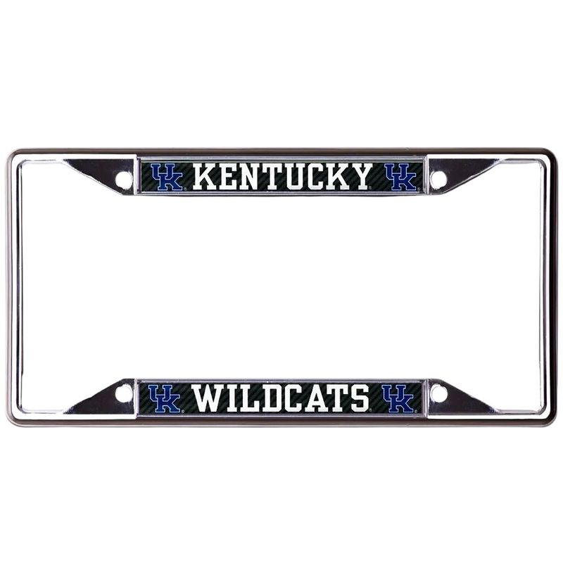 Kentucky Wildcats Chrome Metal License Plate Frame