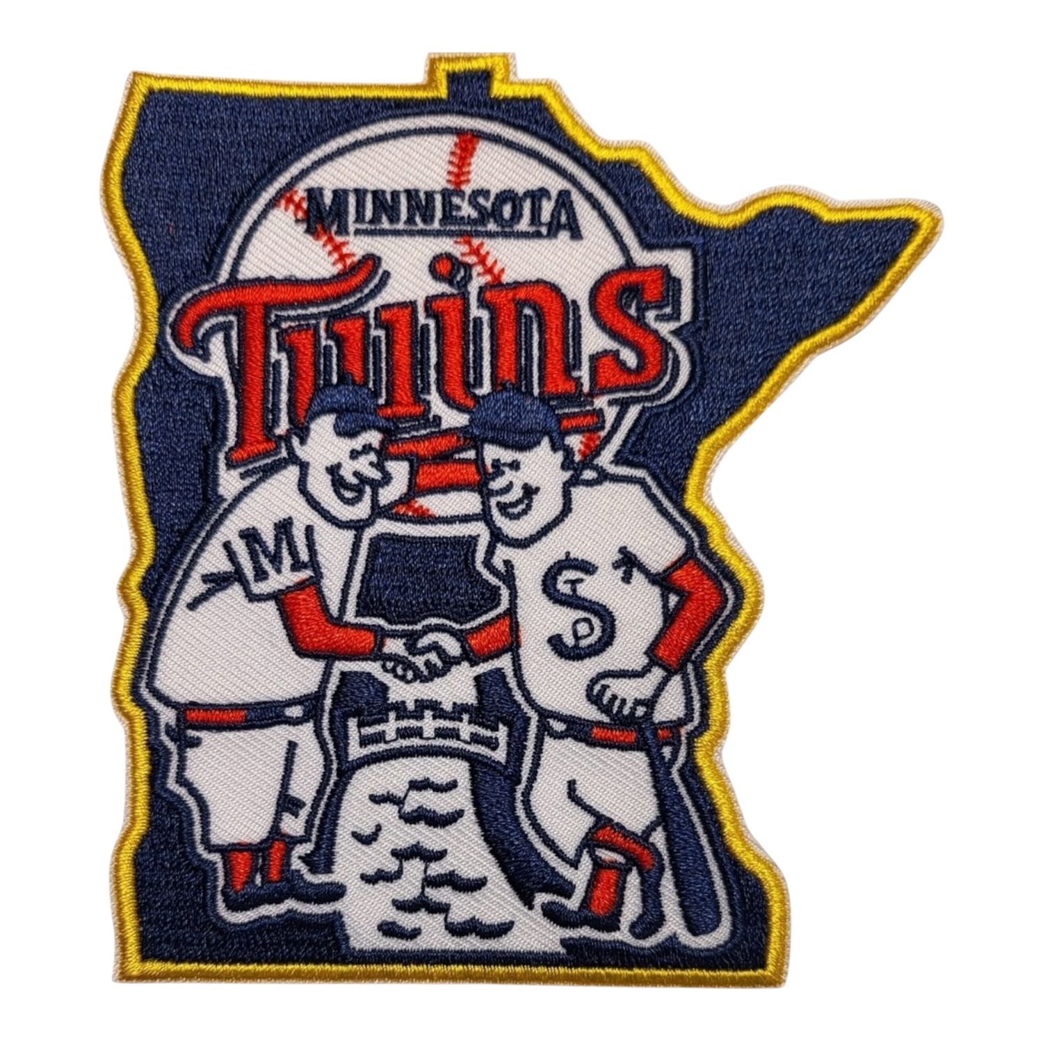 Minnesota Twins Retro Minnie & Paul Sew On Sleeve Emblem Patch
