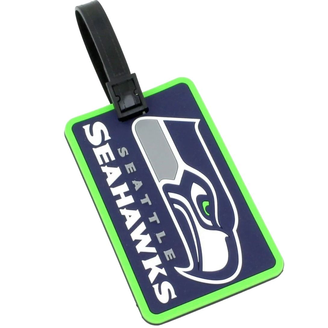 Seattle Seahawks Rubber Luggage Tag