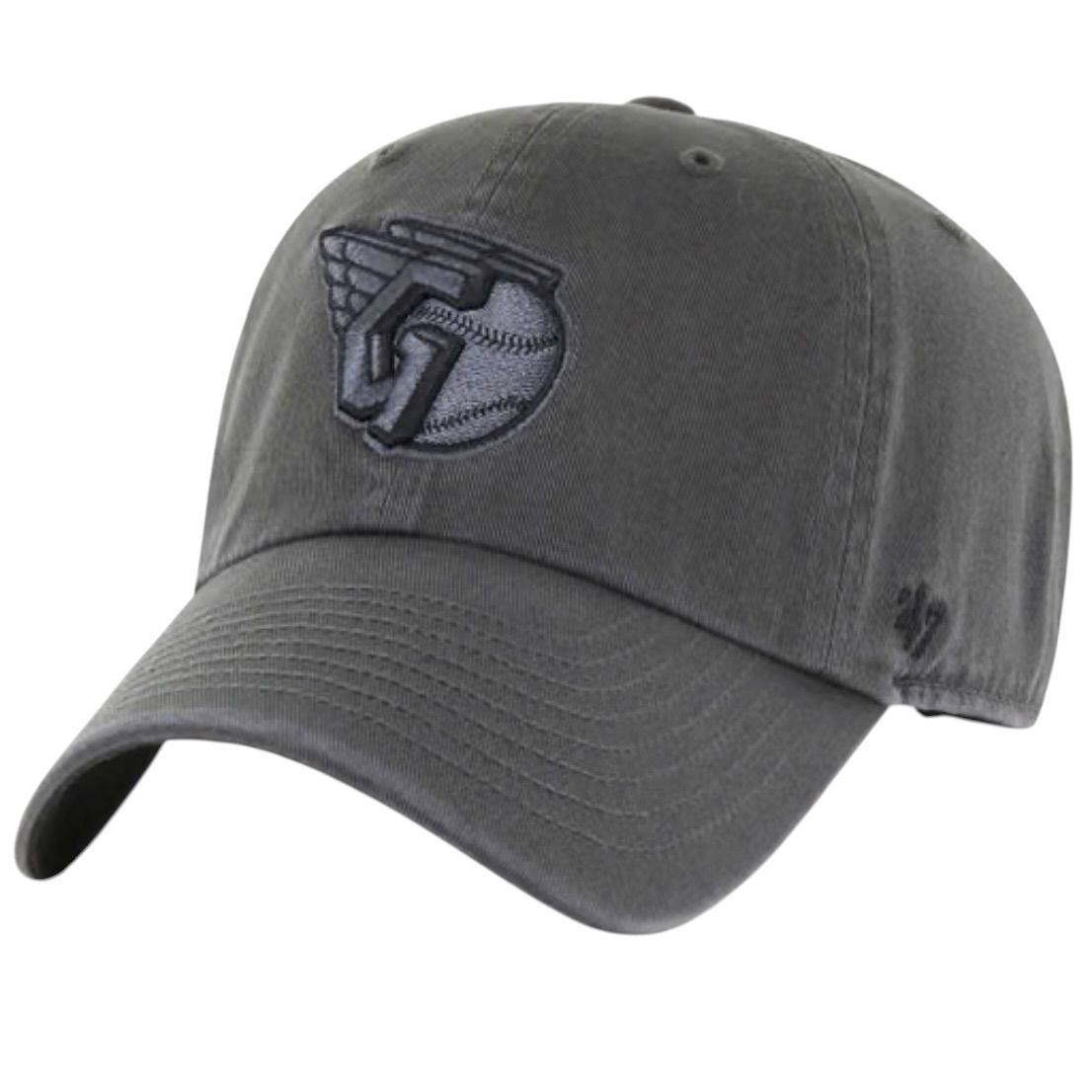 Cleveland Guardians Men’s Charcoal 47 Clean Up Adjustable Hat Cleveland Guardians Men’s Charcoal 47 Clean Up Adjustable Hat