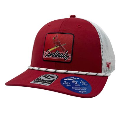 St. Louis Cardinals Men's Red 47 Brand Rope Trucker Hat