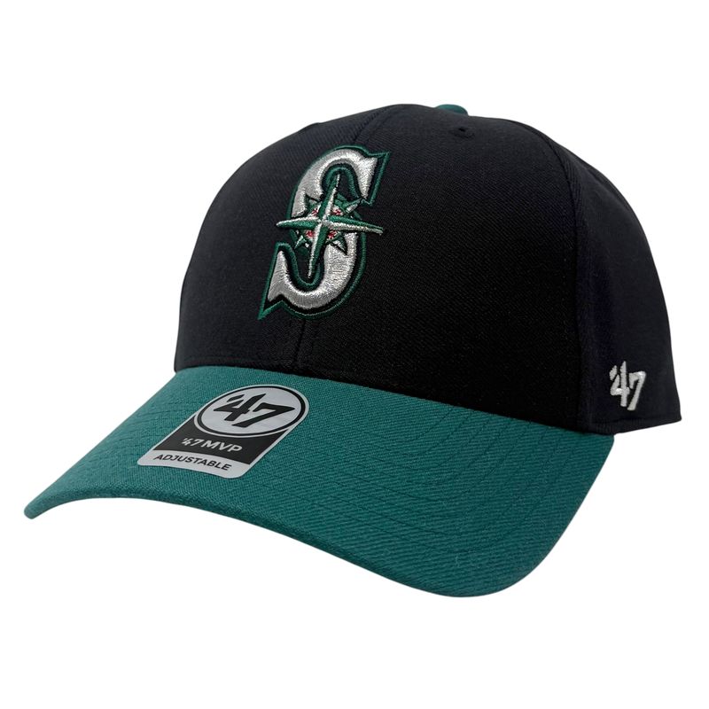 Seattle Mariners Men's Navy 47 Brand MVP Adjustable Hat
