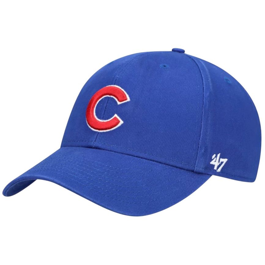 Chicago Cubs Men's Royal Blue 47 Brand MVP Adjustable Hat Chicago Cubs Men's Royal Blue 47 Brand MVP Adjustable Hat