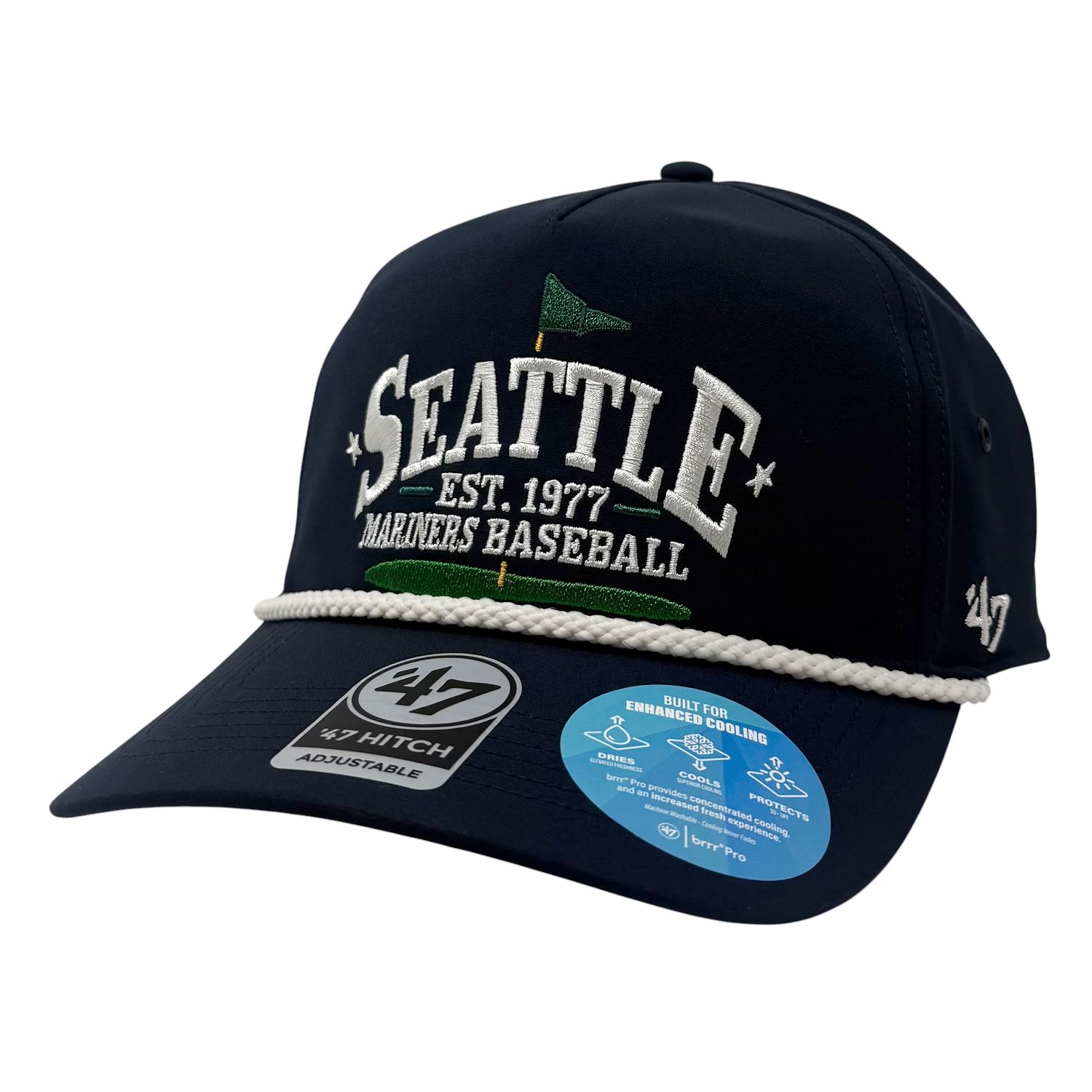 Seattle Mariners Men’s Navy 47 Hitch Adjustable Hat