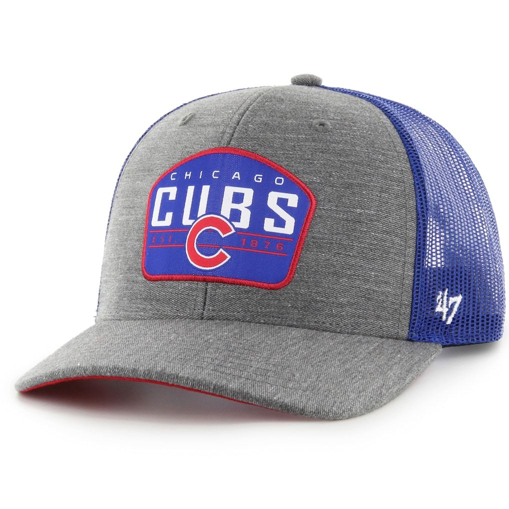 Chicago Cubs Men's 47 Charcoal Trucker Adjustable Hat Chicago Cubs Men's 47 Charcoal Trucker Adjustable Hat