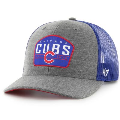 Chicago Cubs Men's 47 Charcoal Trucker Adjustable Hat Chicago Cubs Men's 47 Charcoal Trucker Adjustable Hat