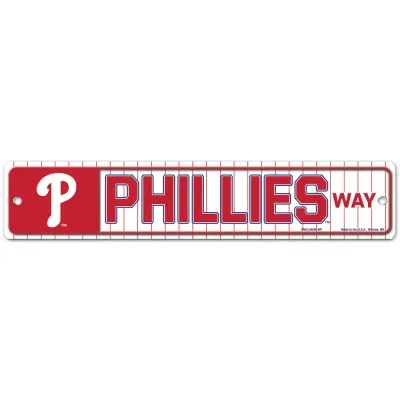 Philadelphia Phillies 3.75" x 19" Team Street Sign