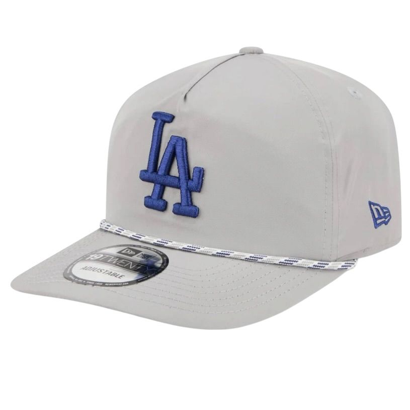 Los Angeles Dodgers Men's Gray New Era MLB Featherweight 19Twenty Adjustable Hat Los Angeles Dodgers Men's Gray New Era MLB Featherweight 19Twenty Adjustable Hat
