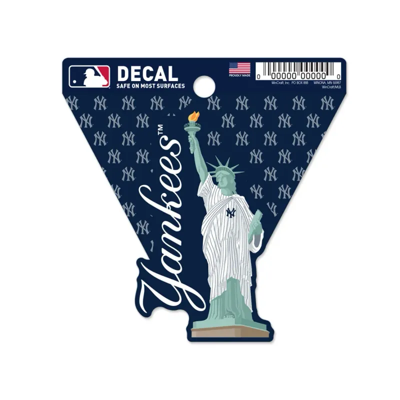 New York Yankees Statue of Liberty 3" x 3" Decal