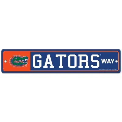 Florida Gators 3.75" x 19" Team Street Sign