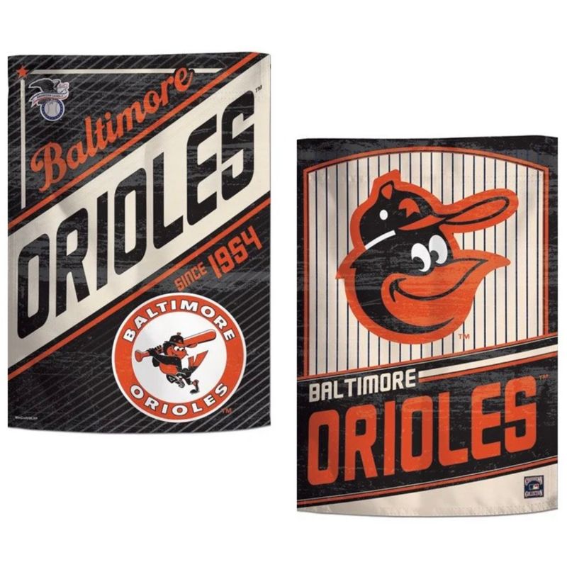 Baltimore Orioles 12.5" x 18" Garden Flag 2-Sided