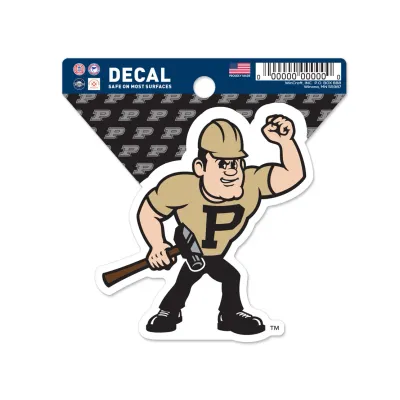 Purdue Boilermakers Mascot 3 Purdue Boilermakers Mascot 3" x 3" Decal