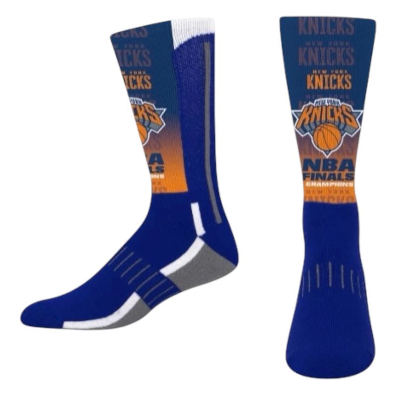 New York Knicks Men's NBA Champions Phenom Curve Socks