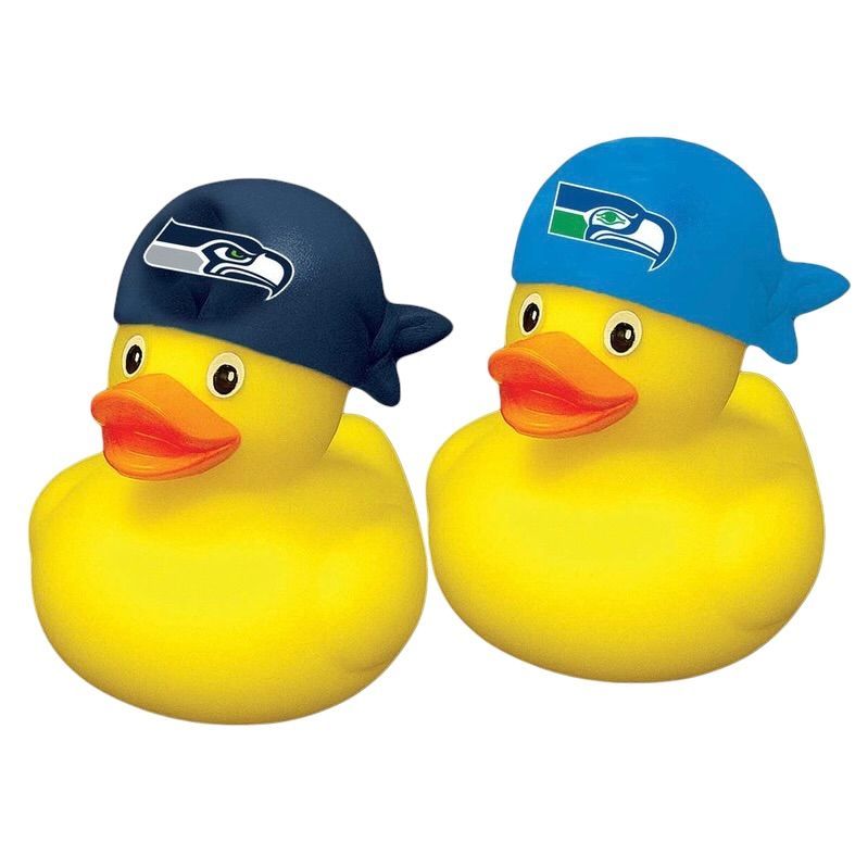 Seattle Seahawks Rubber Ducks 2-Pack Set