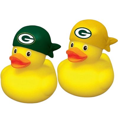 Green Bay Packers Rubber Ducks 2-Pack Set Green Bay Packers Rubber Ducks 2-Pack Set