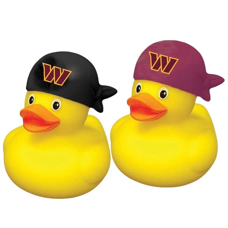 Washington Commanders Rubber Ducks 2-Pack Set